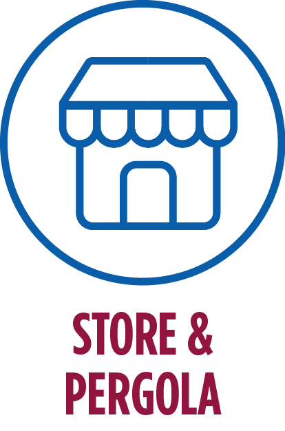 Store et pergola